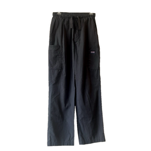 cherokee grey drawstring scrub pants
